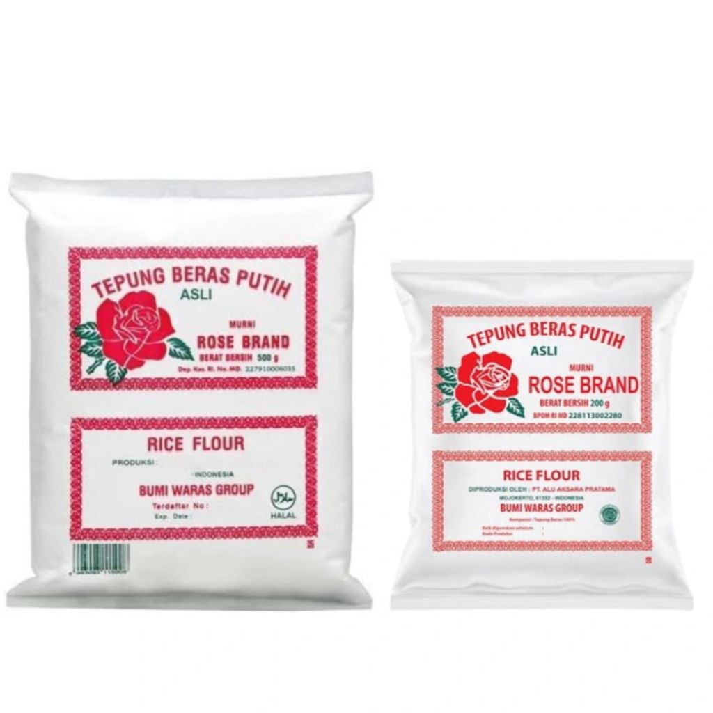 

Tepung Beras Rose Brand 200g dan 500g