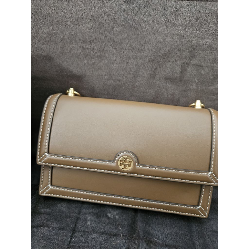 TB T monogram leather mini bag (preloved)