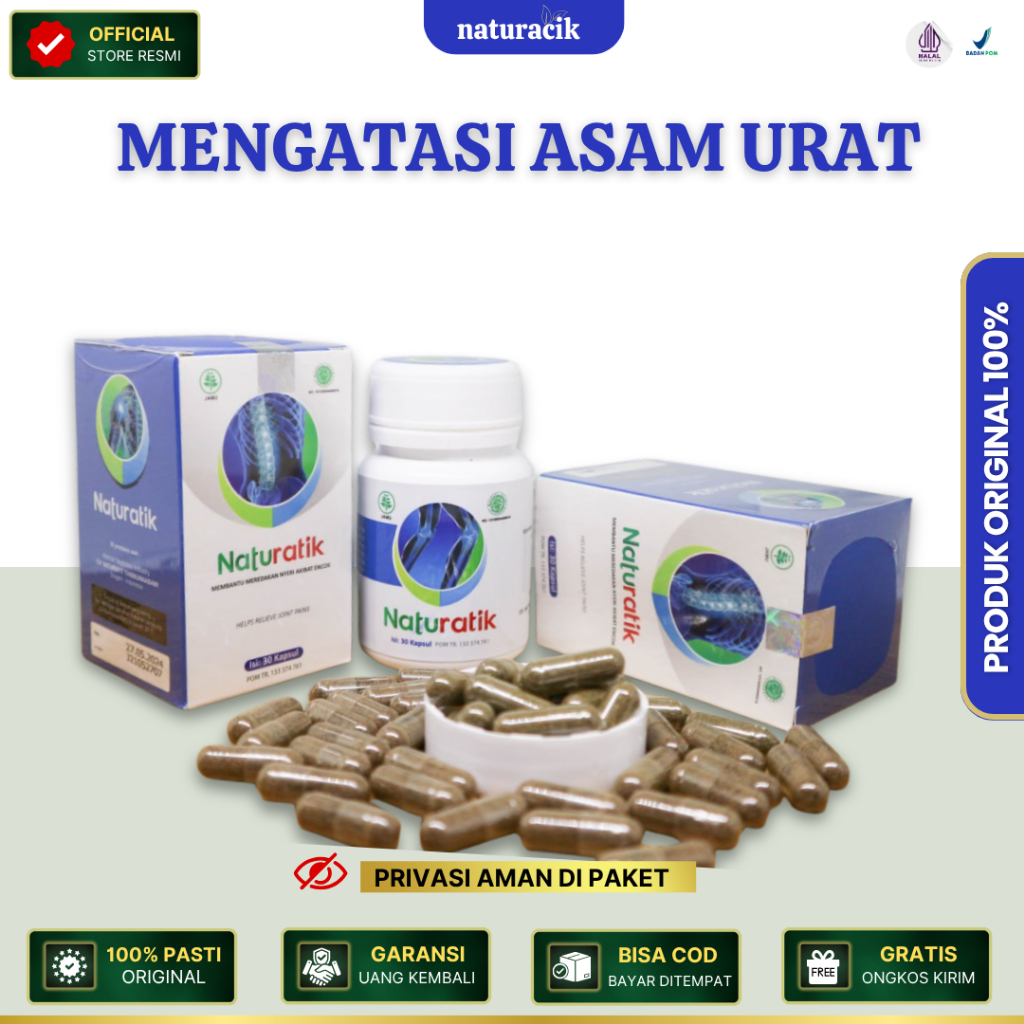 Naturatik - Obat Asam Urat, Nyeri Sendi, Rematik | Obat Herbal Alami Original Terlaris