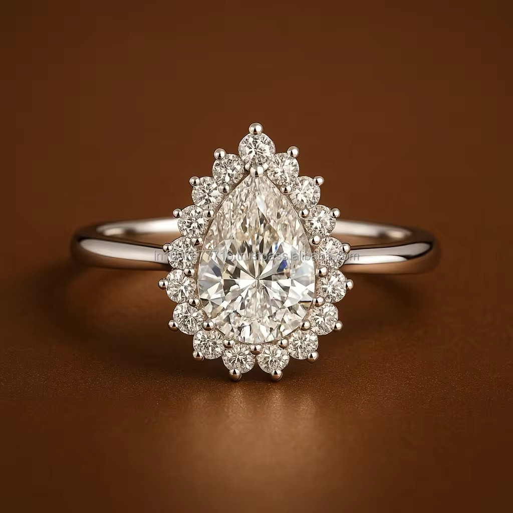 Cincin TearDrop Silver S925 / cincin tetesan air perak asli s925