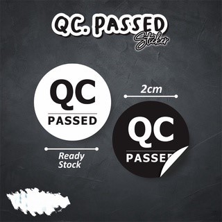 

Stiker Label QC PASS Bontak Chromo Ready