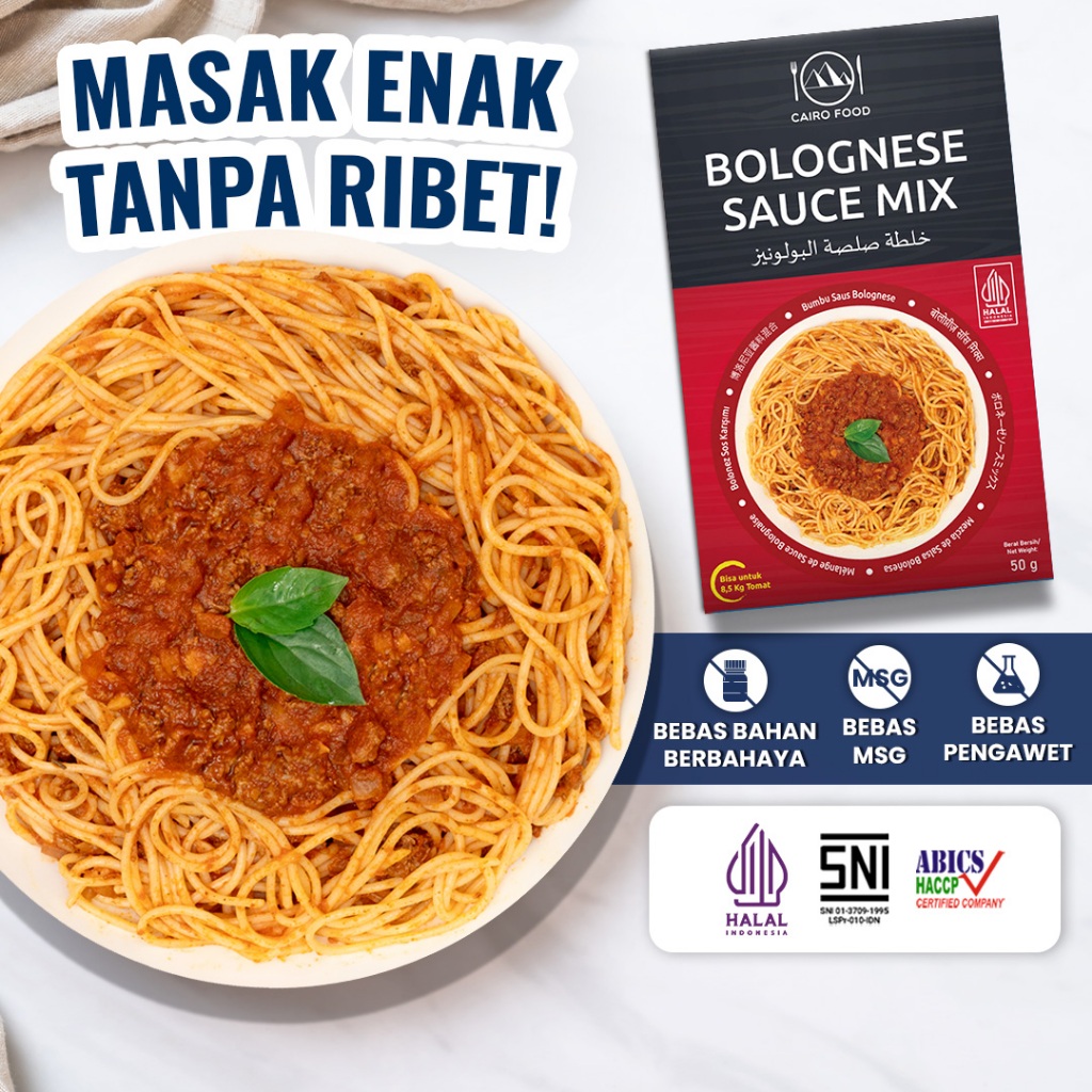 

Bumbu Saus Bolognese Sehat - Cairo Food