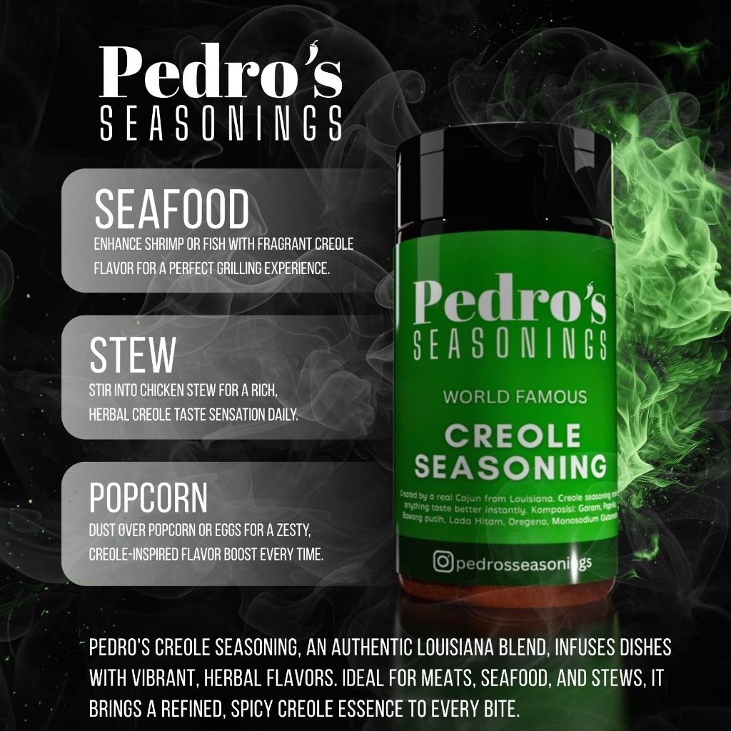 

Pedro’s Premium Seasoning | Creole Seasoning 65gr