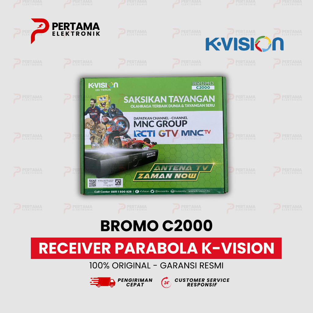 Receiver Parabola Digital Kvision BROMO C2000