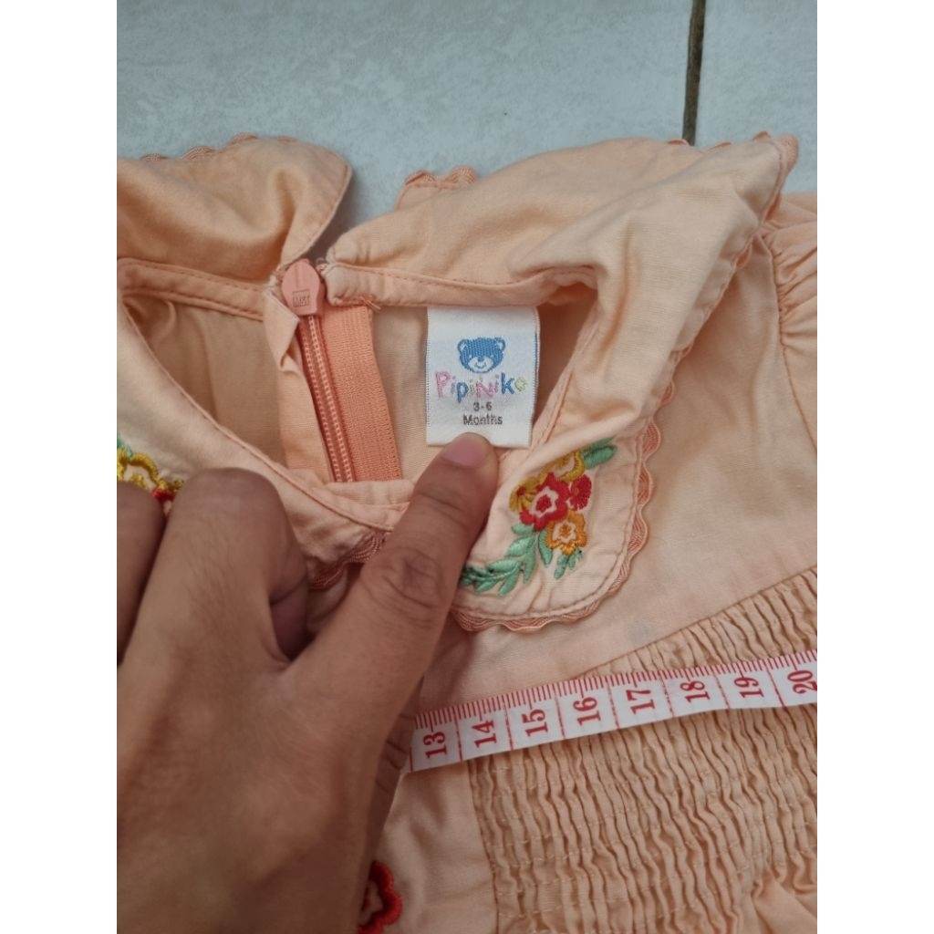 smocked dress pl pipiniko