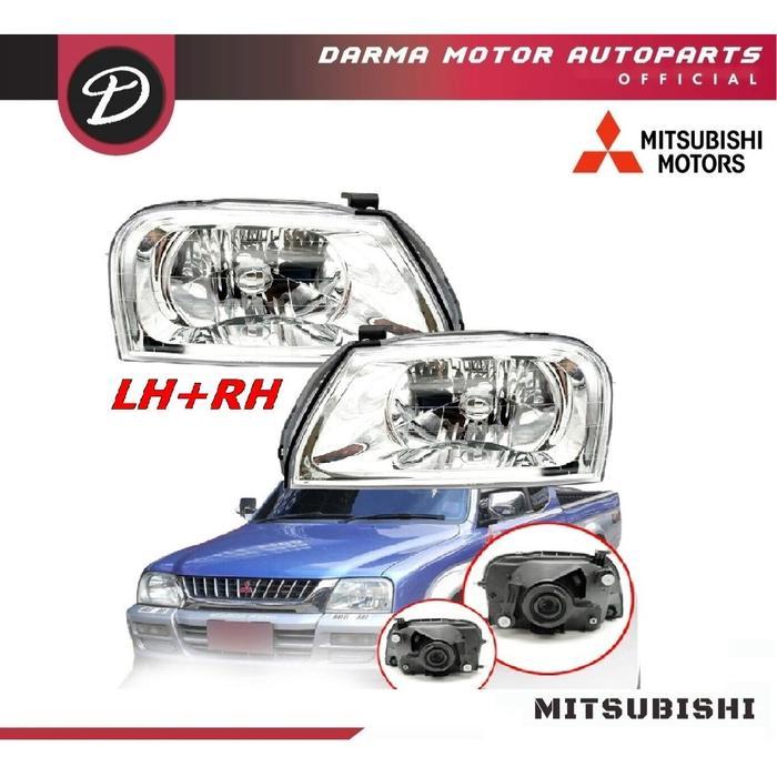 LAMPU DEPAN STRADA L200 MITSUBISHI TAHUN 2002-2007