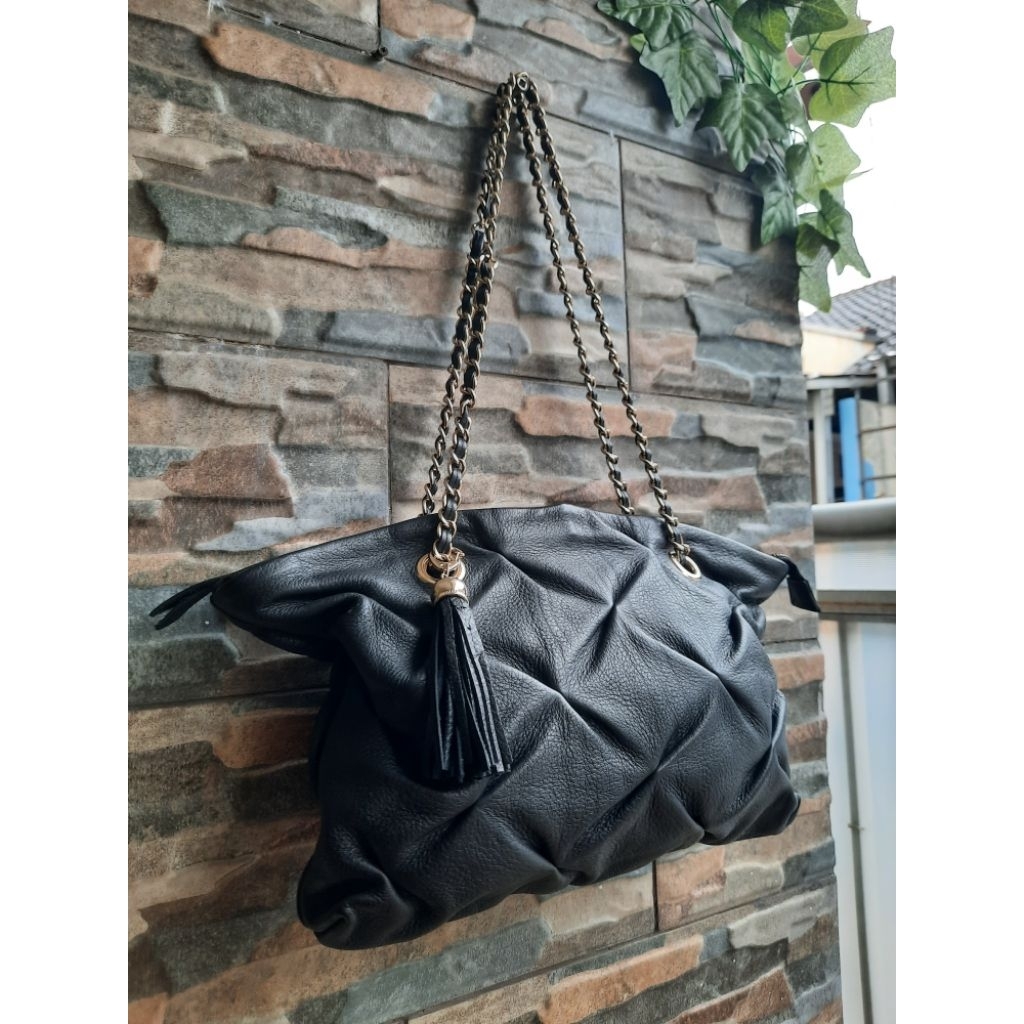 Shoulder Hitam Rantai NOBRAND - TAS PRELOVED