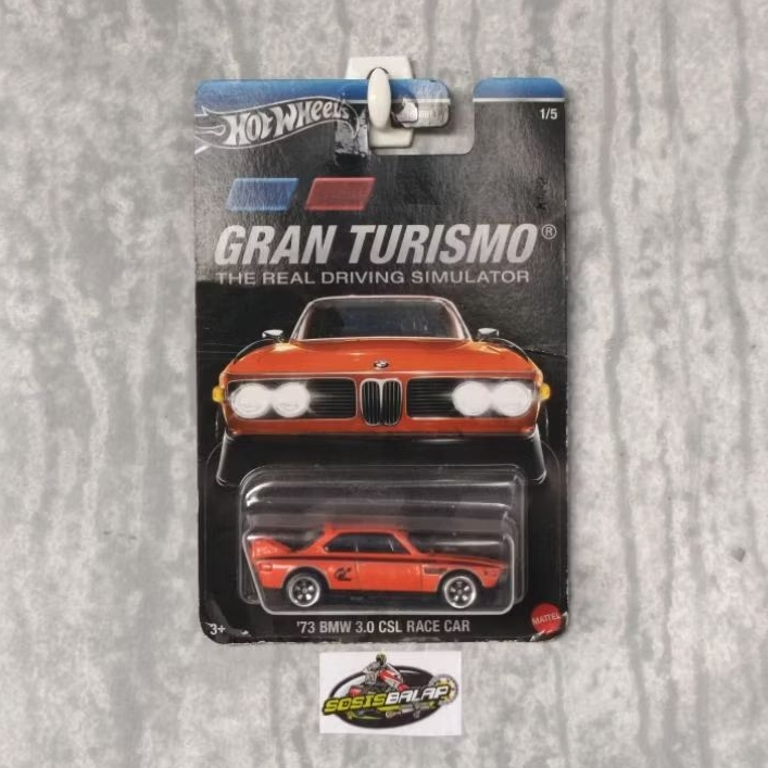 HOTWHEELS GRAN TURISMO - 73' BMW 3.0 CSL RACE CAR