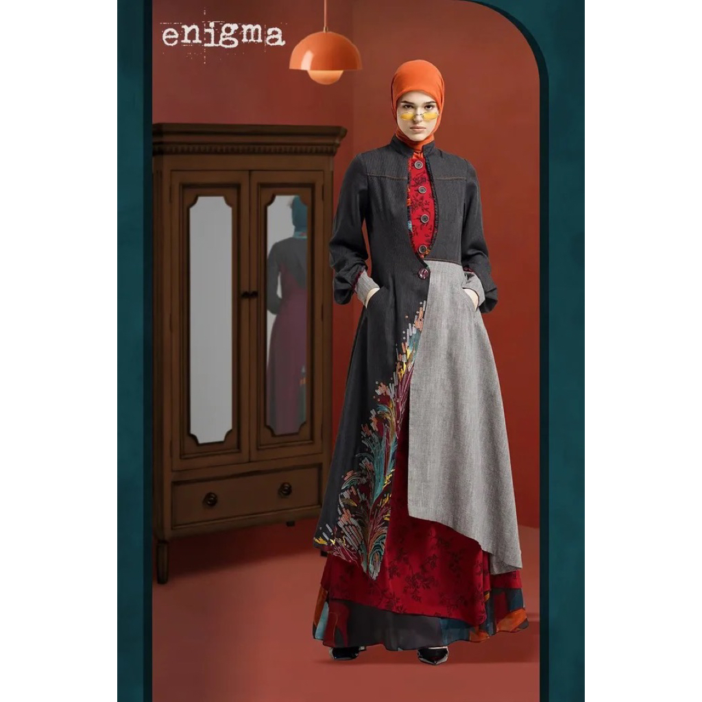 GAMIS TUNEECA T-1124005 GAMIS MYSTIQUE BLONDE ( TUNEECA ENIGMA ) GAMIS PREMIUM MUSLIMAH ORIGINAL KEK