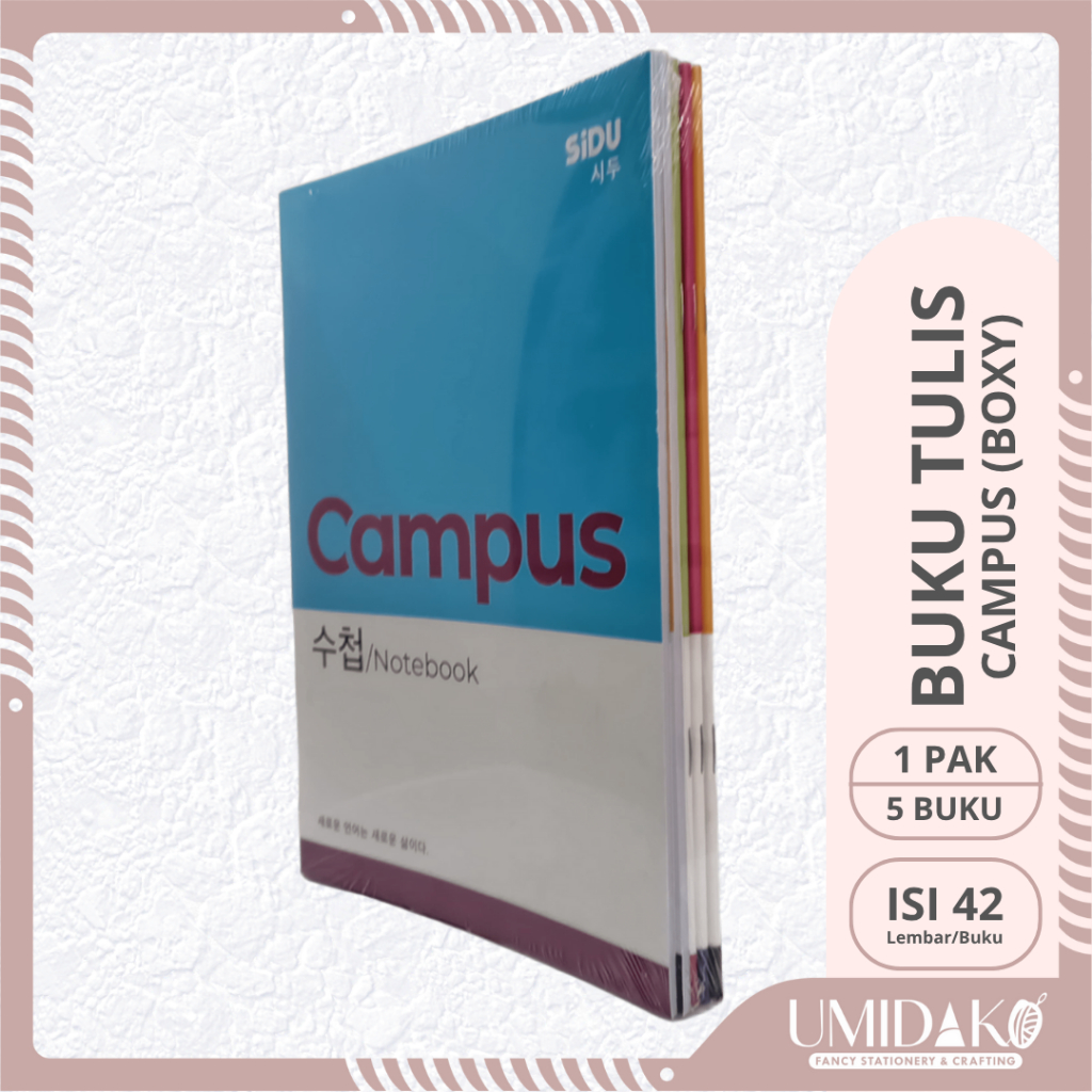 

[UMIDAKO] SIDU BUKU TULIS CAMPUS ISI 42 LBR (PAK)