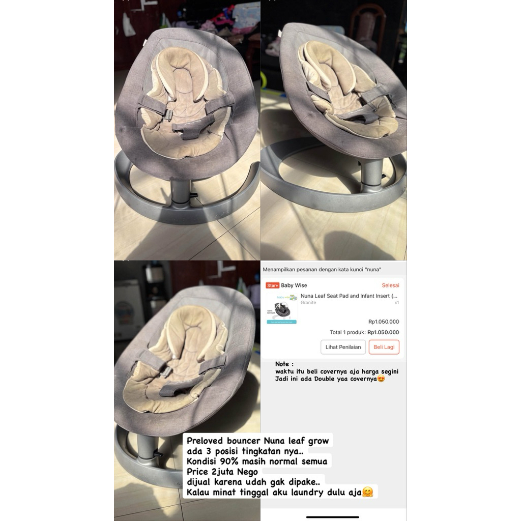 preloved nuna leaf grow