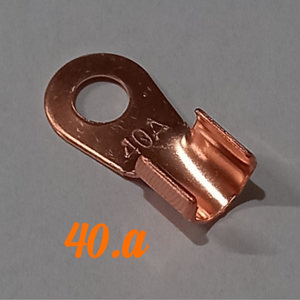 Skun 40a terminal aki grounding tembaga m6