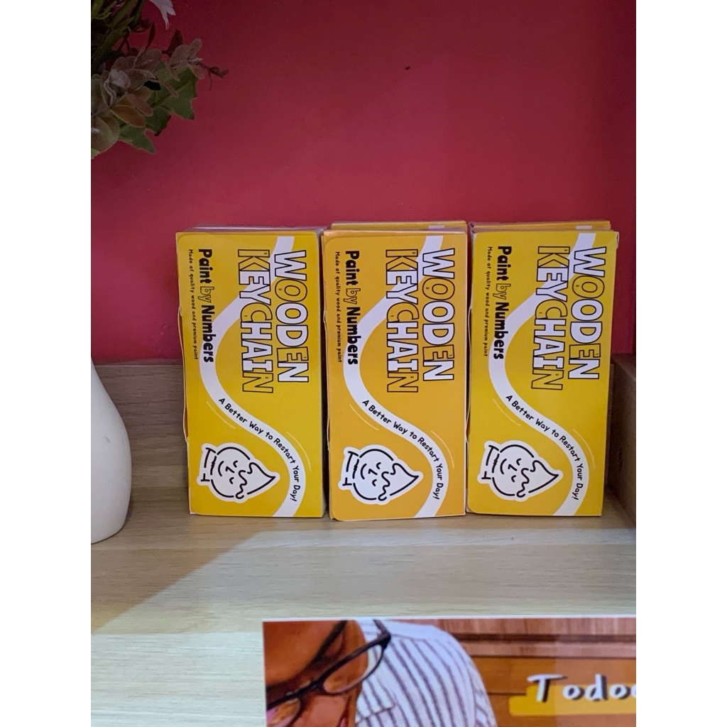 

Painting by number keychain