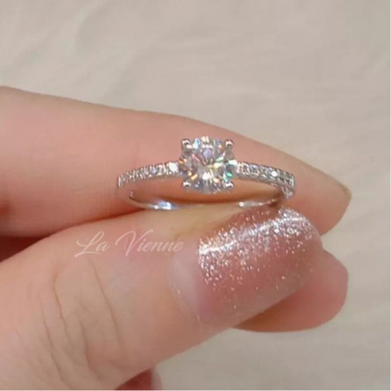 La Vienne - Agathe - Cincin Titanium Wanita Anti Karat - Gold Silver Rosegold - Mewah dan Elegan Coc