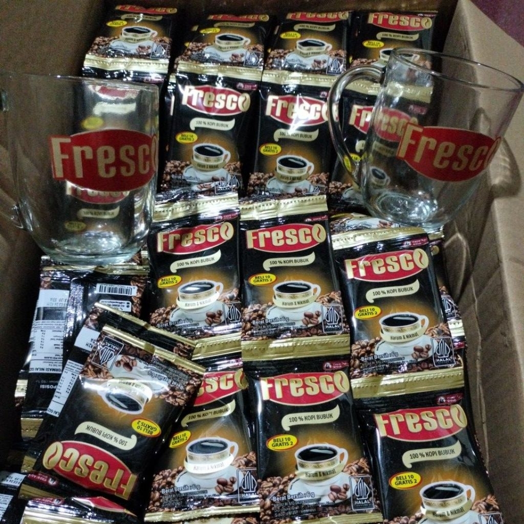 

kopihitam Fresco 6gr isi24pcs+1gelas
