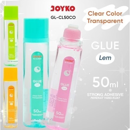 

Liquid Glue Lem Kertas Cair Joyko GL-CL50CO 50 ml Pastel