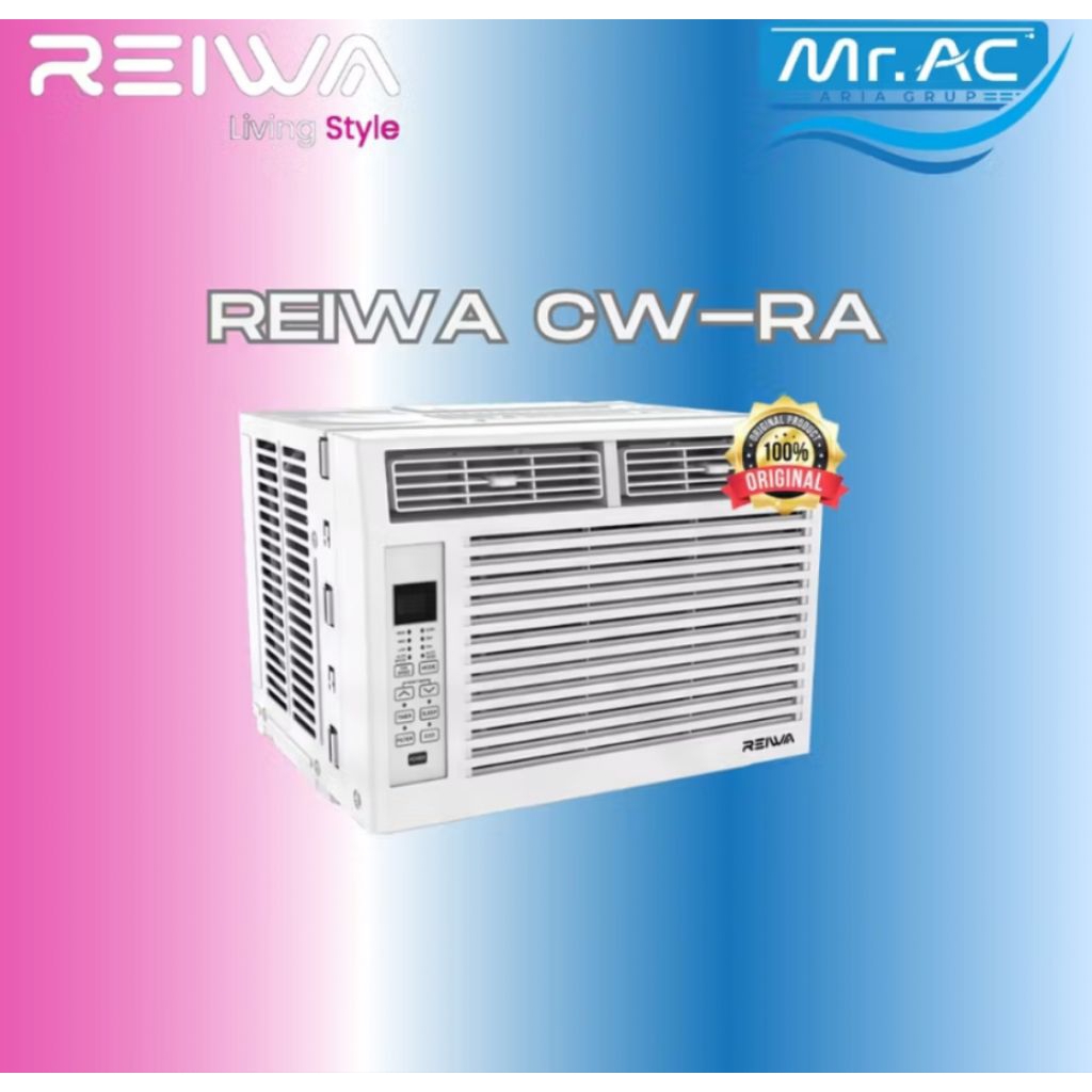 REIWA AC Window 1/2 PK CW-0501RA AC Low Watt (370watt)