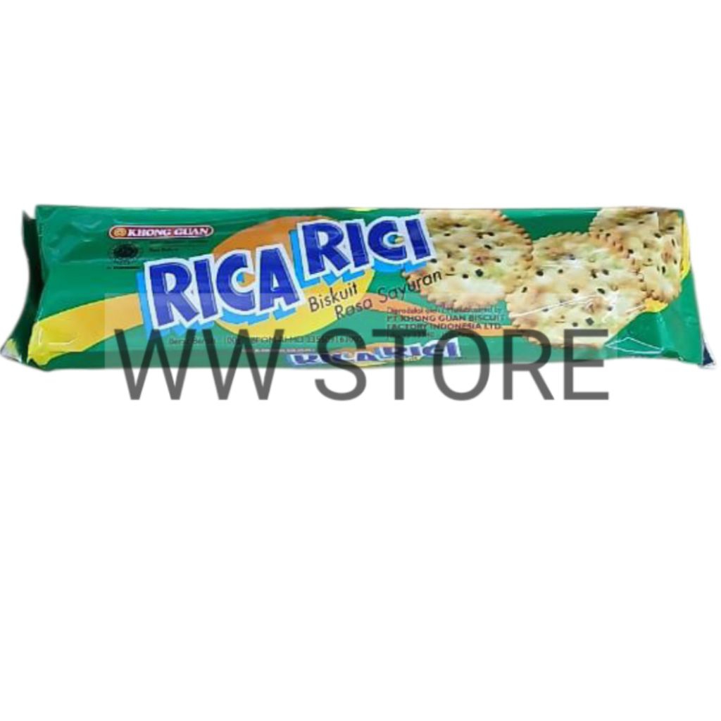 

Biskuit rasa sayuran halal MUI KHONG GUAN RICA RICI Vegetable Biscuit 100g
