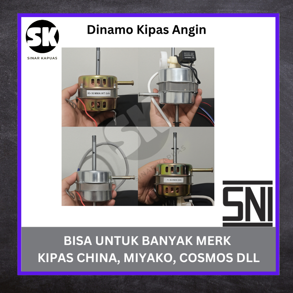 DINAMO MESIN KIPAS ANGIN UNIVERSAL // COSMOS // MIYAKO // DINAMO KIPAS 18 INCH