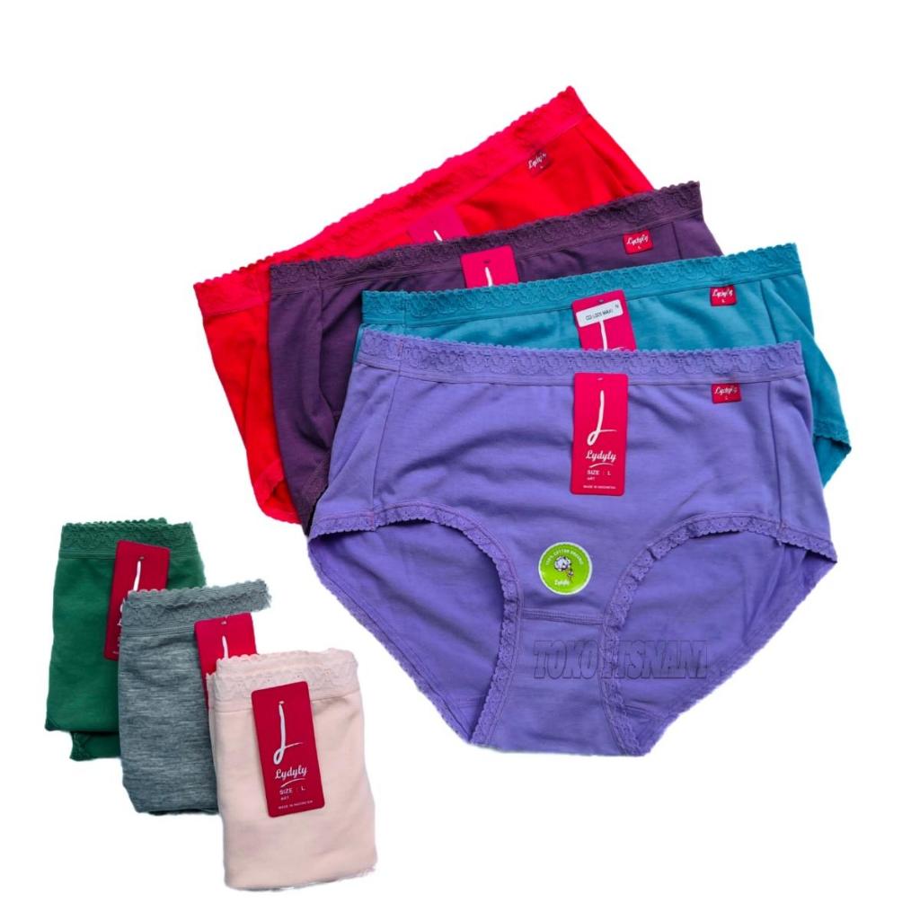 Cd Wanita Renda Lydyly LD 005 | Celana Dalam Wanita Dewasa Jumbo Bahan Katun