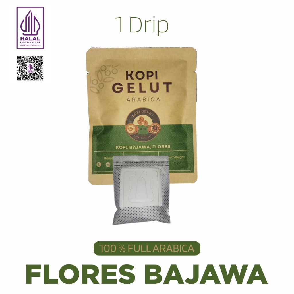 

Kopi Bajawa 100% ASLI Single Origin Dripbag Var. MEDIUM ISI 1 PACK