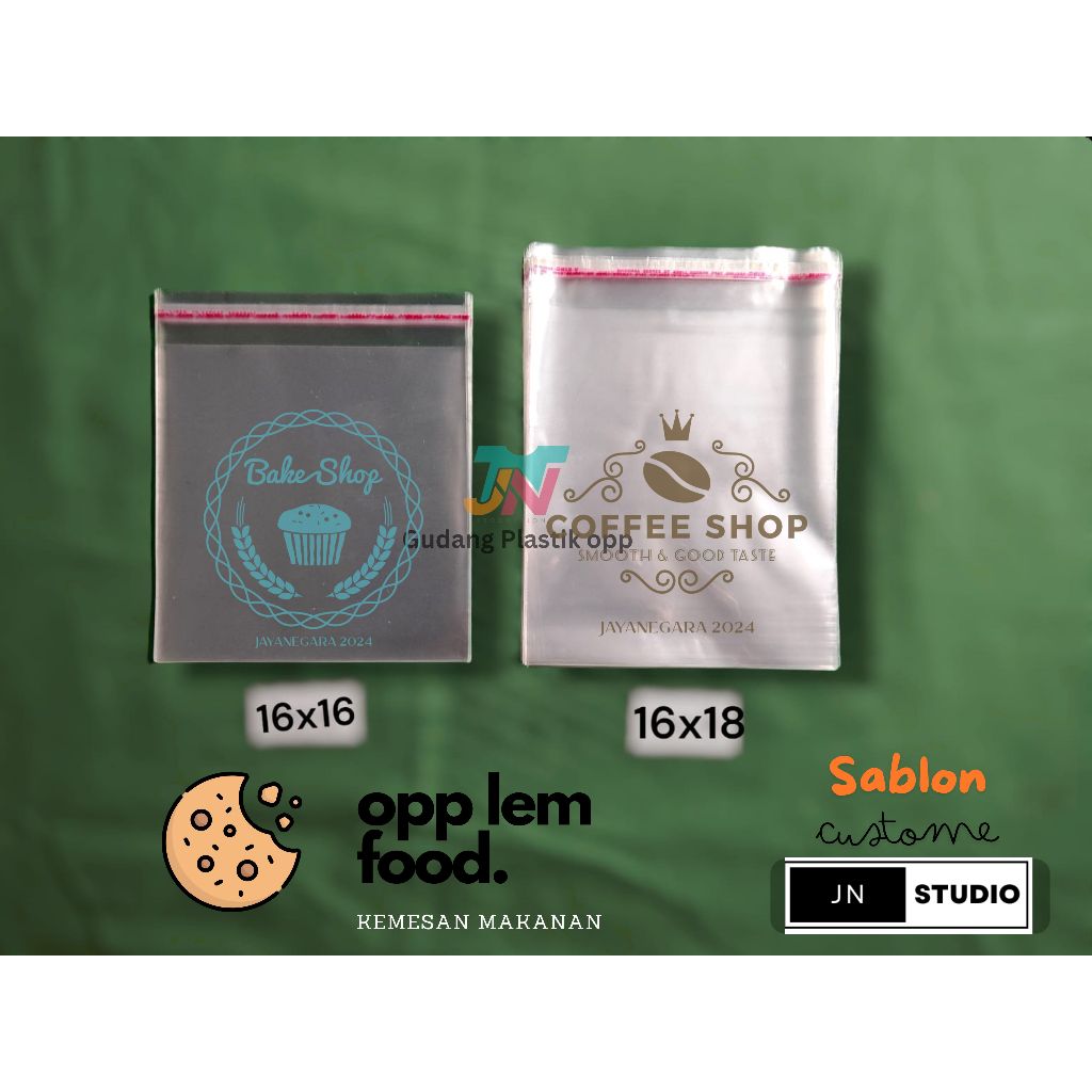 

Plastik opp sablon 16x16 & 16x18 logo custome