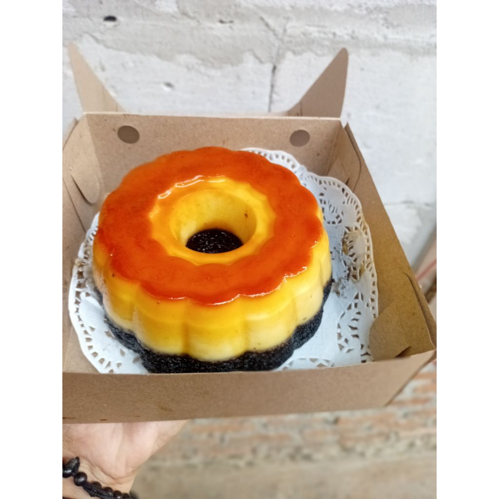 

brownies ketan keju karamel ukuran 14cm