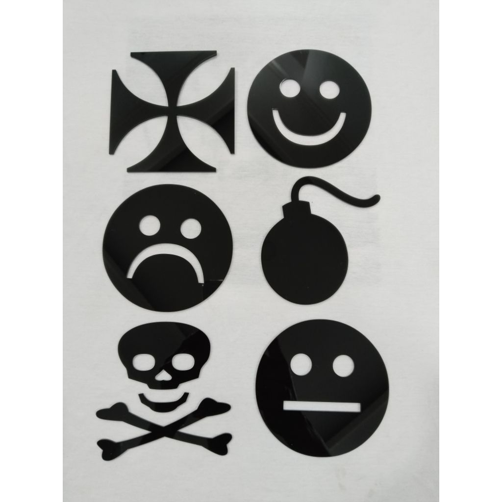 

Akrilik Bulat potongan Mesin laser cutting custom