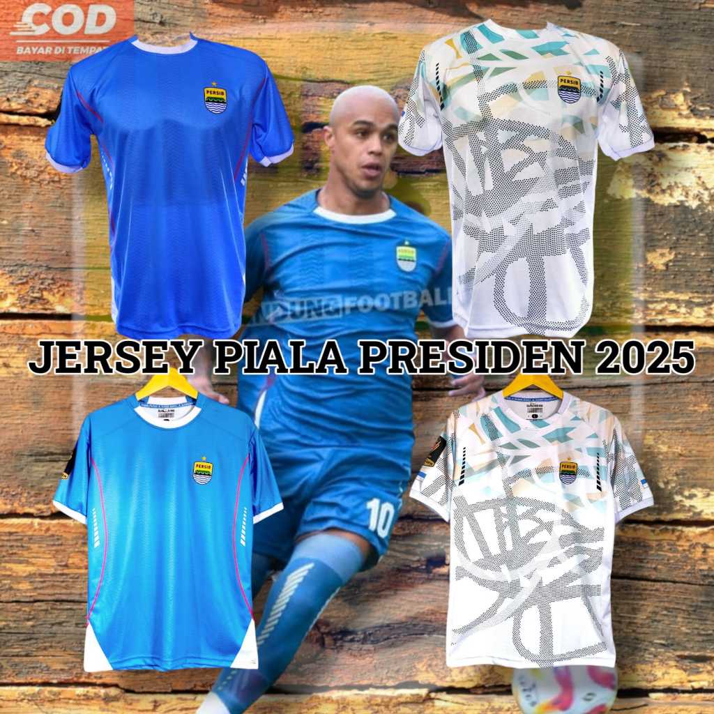 JERSEY PERSIB 2025 PIALA PRESIDEN LOGO TIMBUL