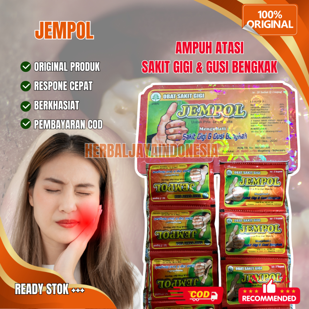 

OBAT SAKIT GIGI DAN GUSI BENGKAK CAP JEMPOL KAPSUL ORIGINAL