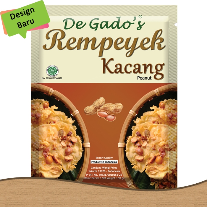 

De Gado's - Rempeyek Kacang Tanah 50gr