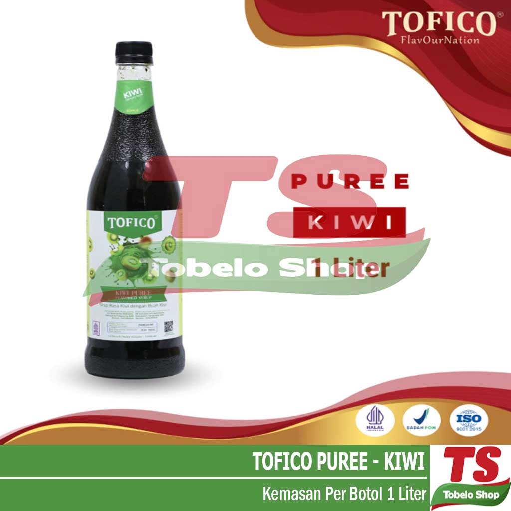 

TOFICO PUREE KIWI 1 LITER / TOFICO KIWI PUREE