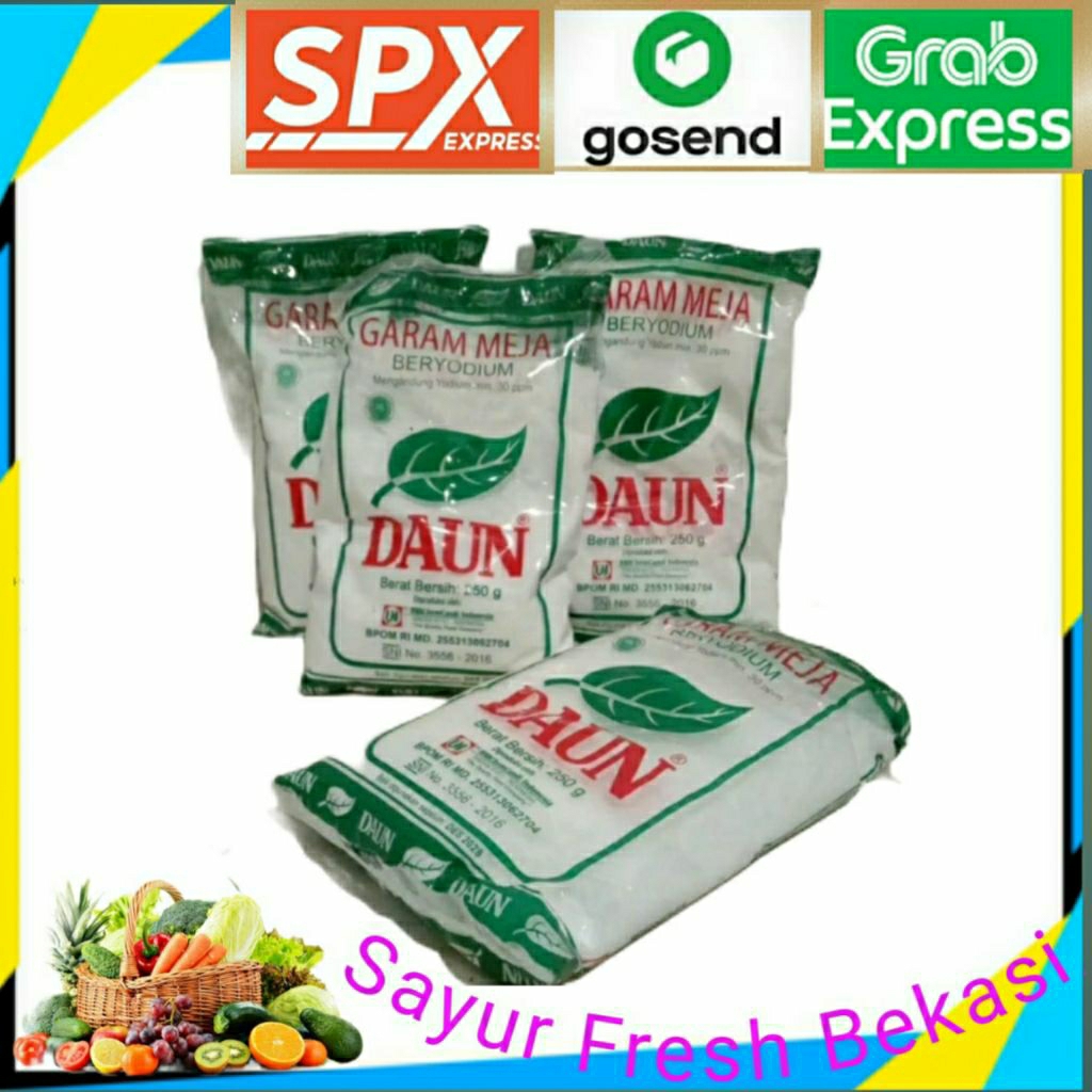

Garam Meja (Cap Daun).