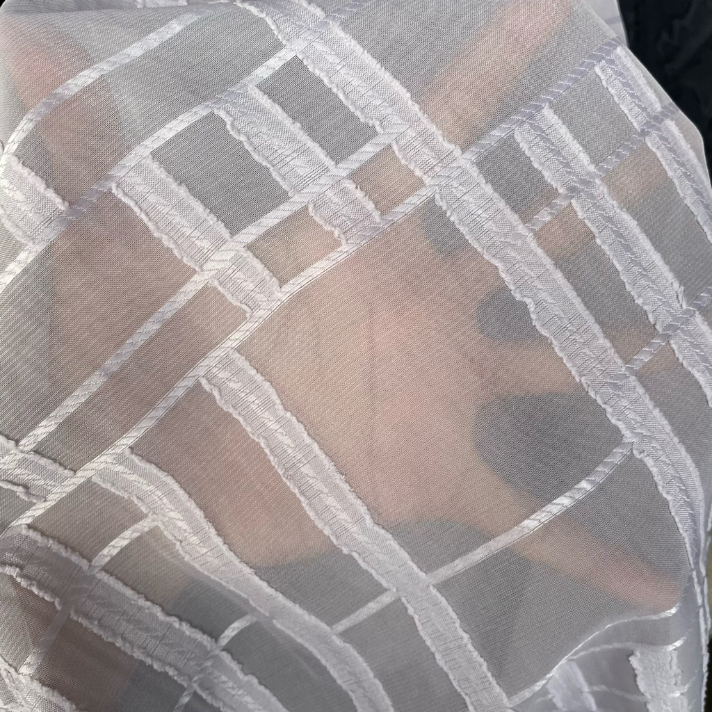 kain sifon uragiri kotak series premium - kain sifon citru motif timbul - warna deep ungu bd