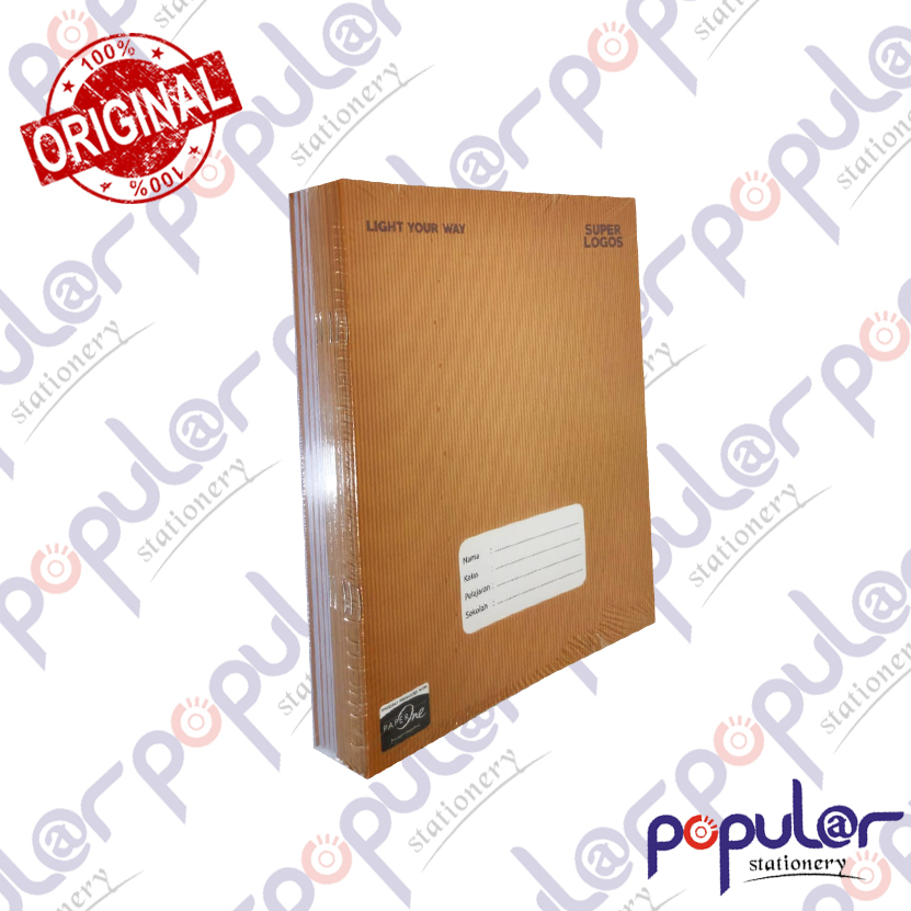 

Buku Tulis Kraft SuperLogos 38 / 10Pcs