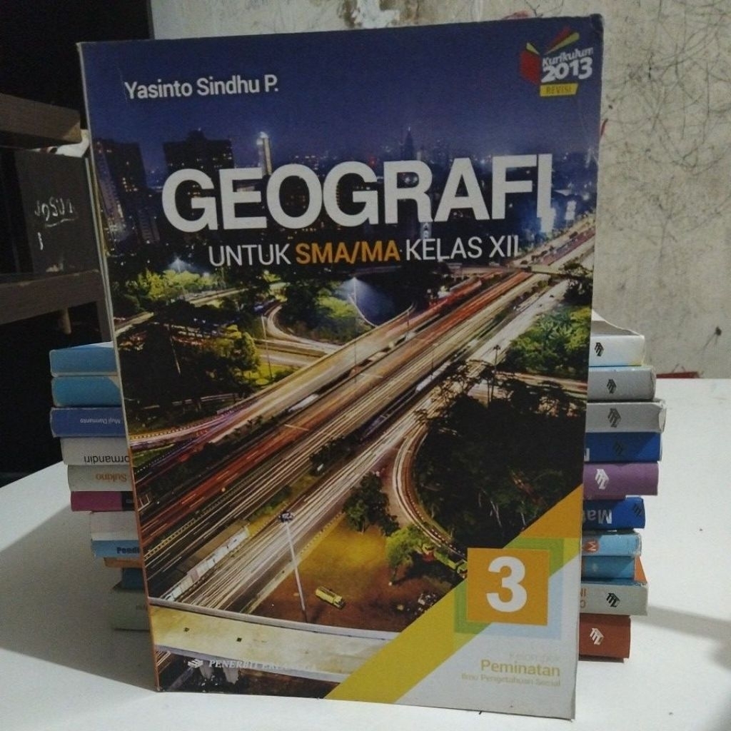 buku Geografi SMA kelas 3-12 penerbit Erlangga
