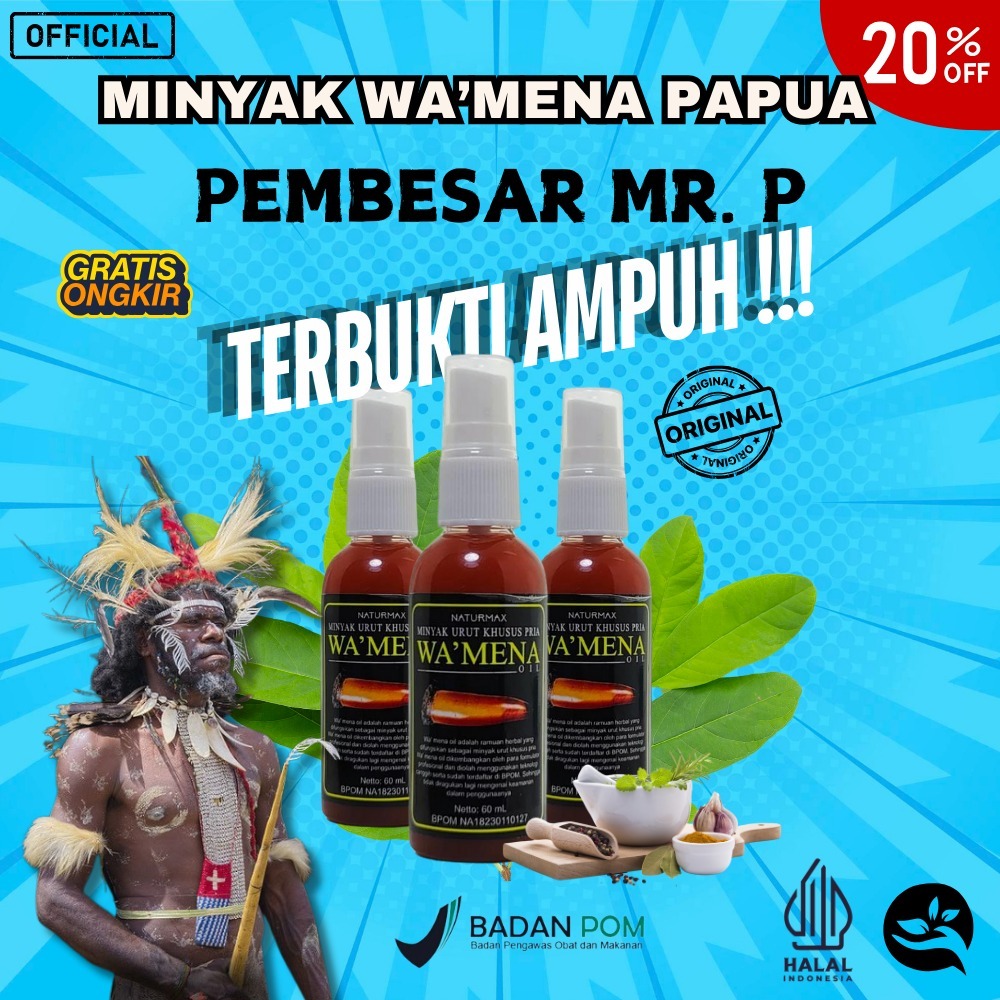 WAMENA BPOM Pembesar kelamin laki laki asli original