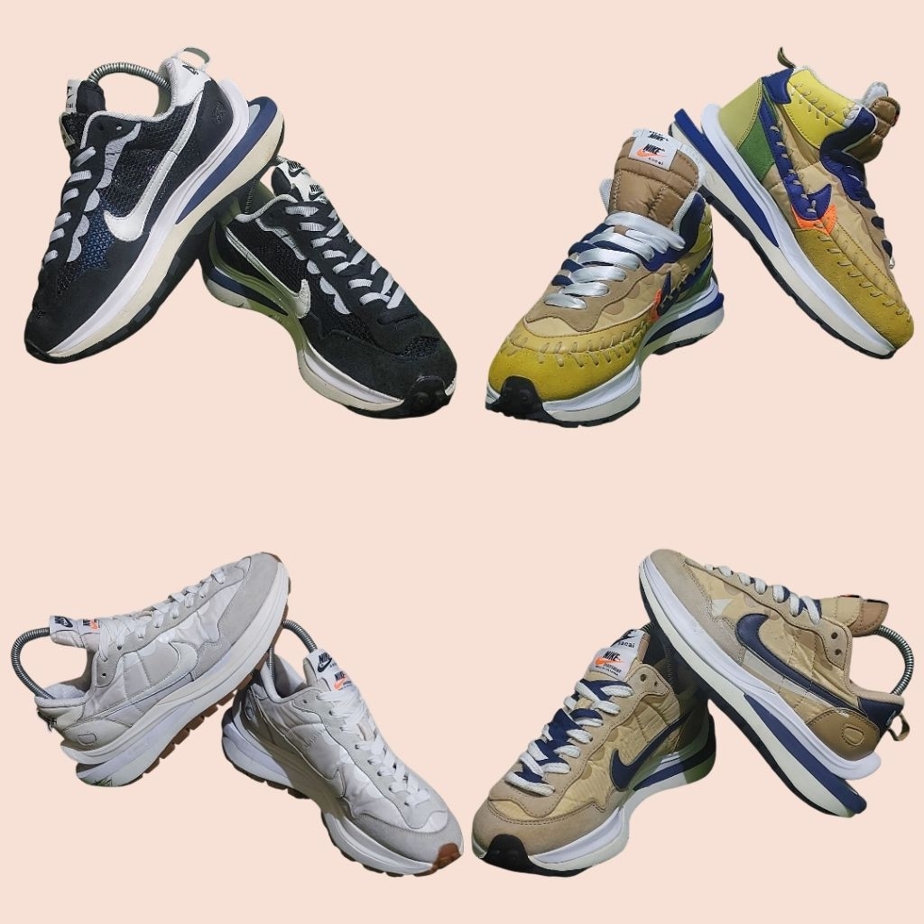 Sepatu Sneakers VaporWaffle X Sacai X Jean Paul Gaultier Series Preloved/Second