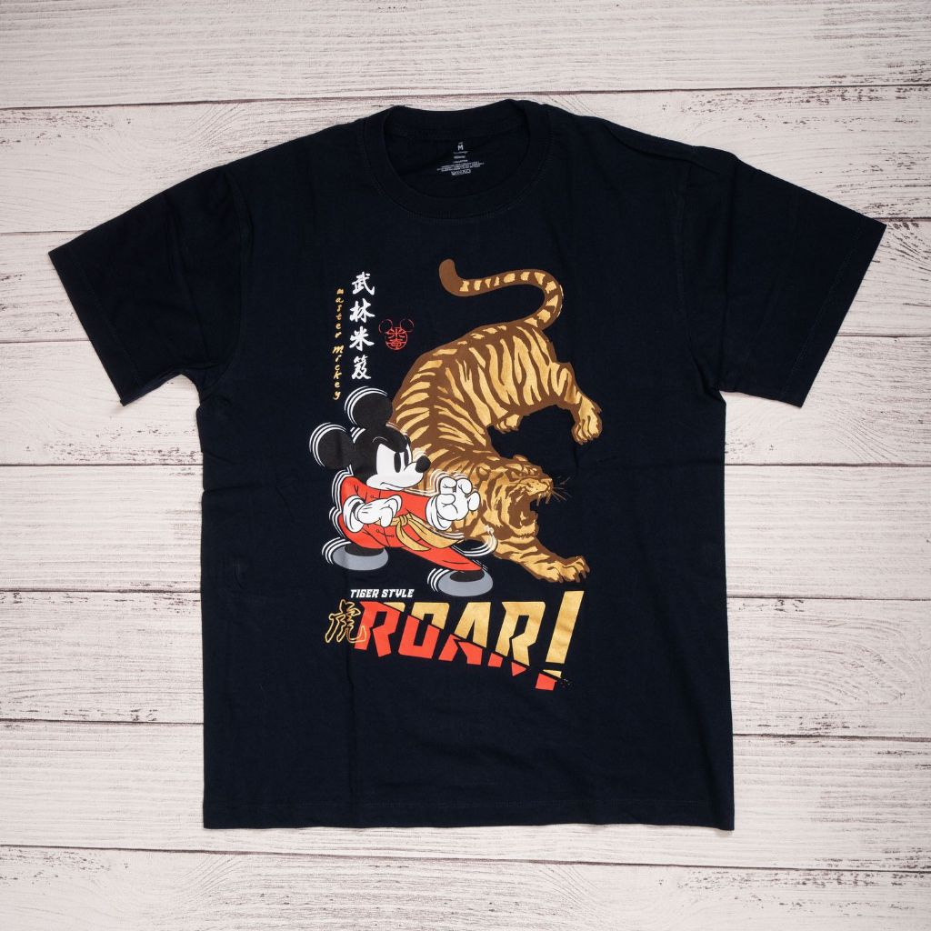 T-Shirt Kaos MICKEY MOUSE Tiger tag Official Disney