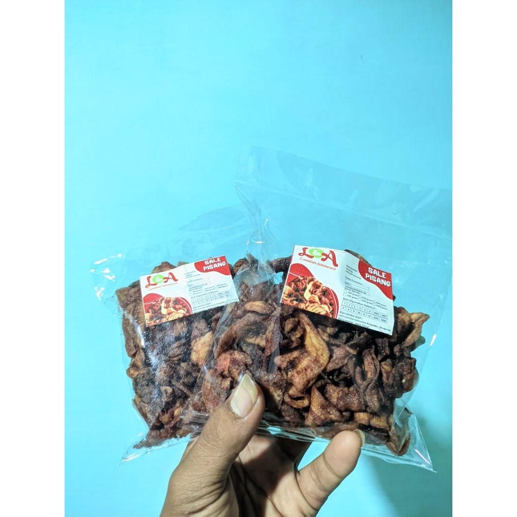 

Keripik Sale Pisang L&A Camilan Istimewa 100 g ( 1 Ons ) 100% halal