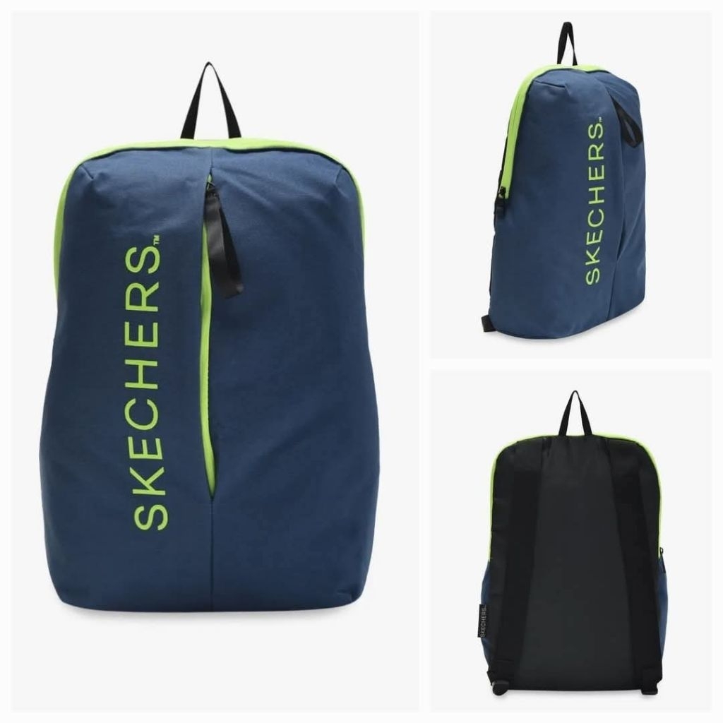 SALEEE 100% Original Skechers SP Basic S633 Unisex Backpack - Navy, Abu dan Pink Kode Produk: SKESBP