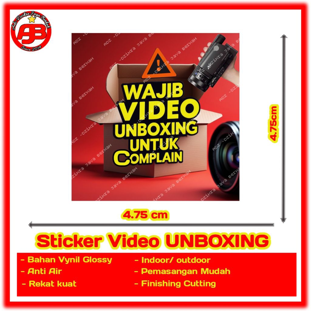 

Stiker Unboxing/ Sticker Video Unboxing