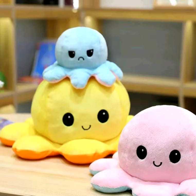 Dtoyz- Mainan Anak Boneka Karakter Gurita Jumbo Lucu Boneka Gurita