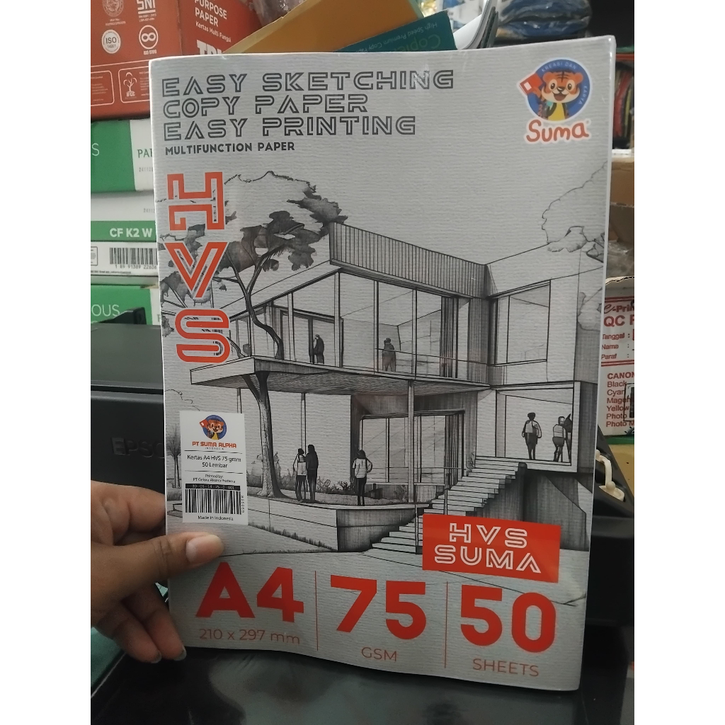 

kertas hvs a4 75 gram isi 50 lembar Suma