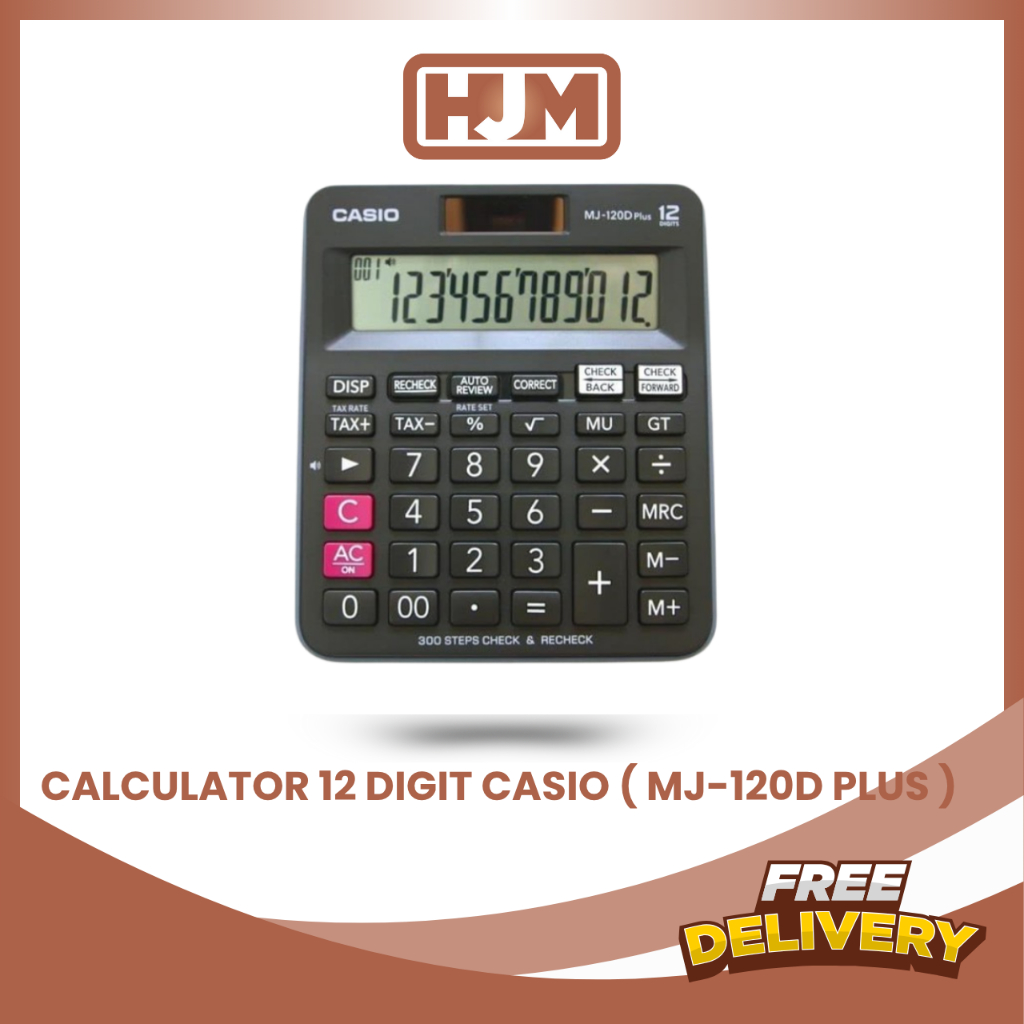 

KALKULATOR 12 DIGIT CASIO / DJ 120 D Plus