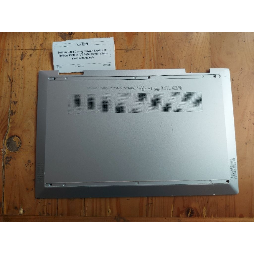 Bottom Case Casing Bawah Laptop Hp Pavilion X360 14-DY 14DY Silver minus karet atas bawah