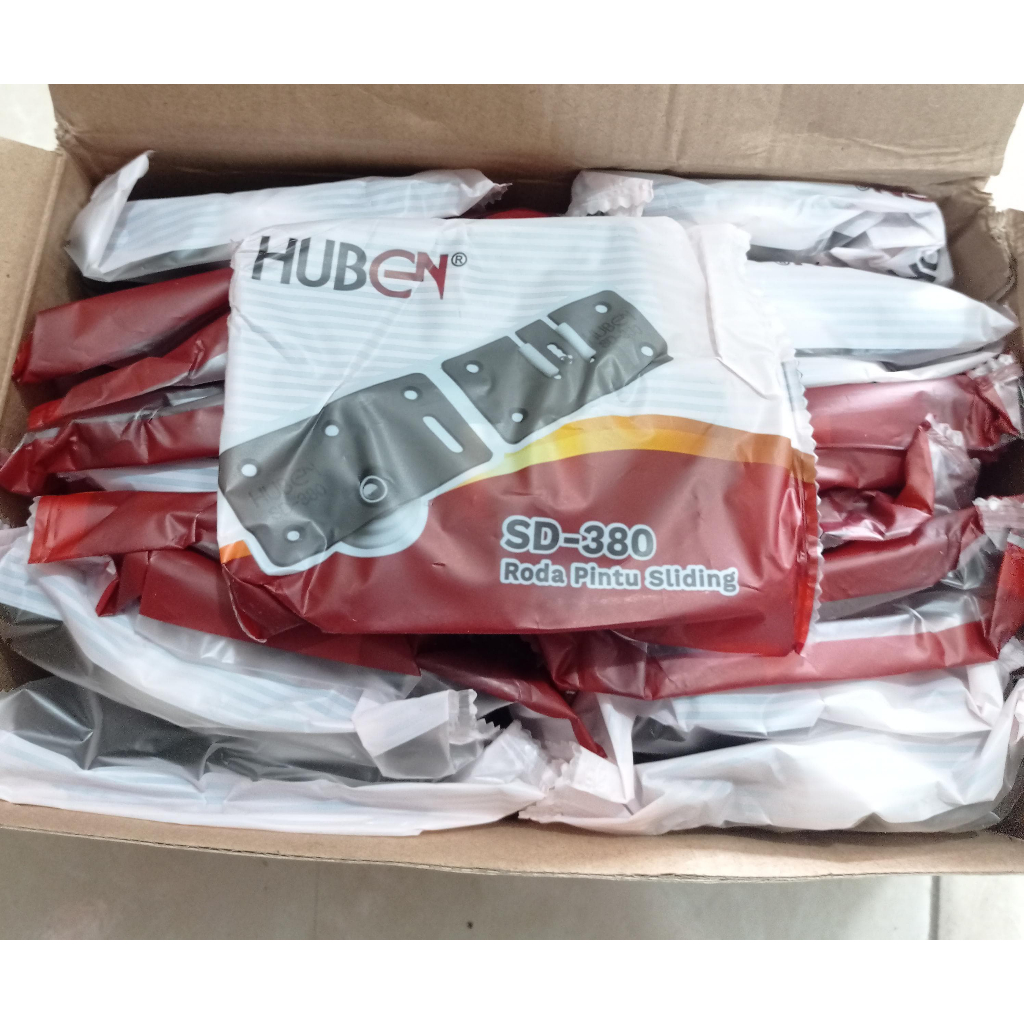 Huben SD-380 Roda Pintu Sliding Lemari / Roda Pintu Geser Huben SD-380 Lengkap 1 Set