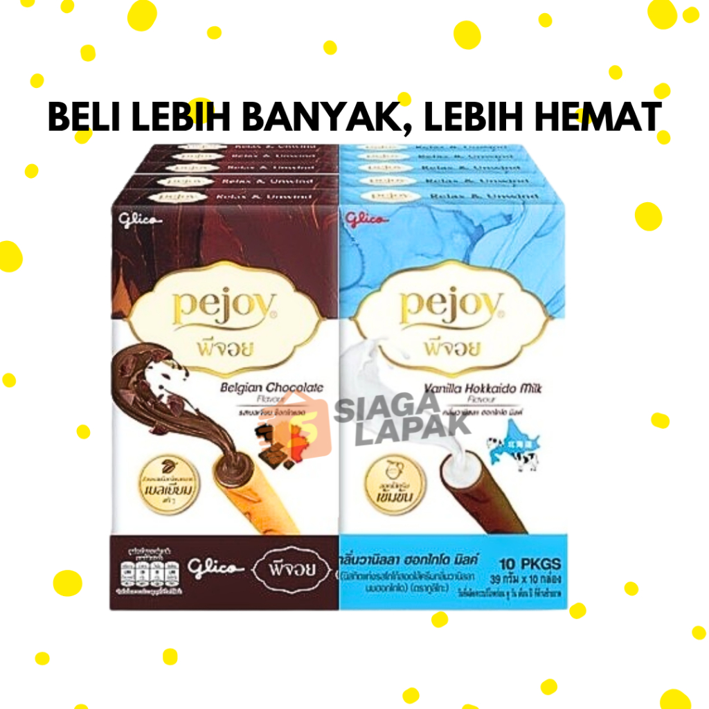 

Pejoy Glico Mini 20gr Stik Biskuit Rasa Belgian Coklat Vanila Milk [BELI BANYAK LEBIH MURAH]