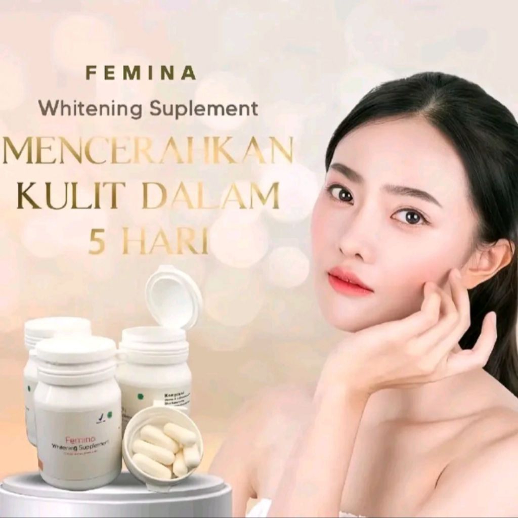 Femina Whitening Suplemen Mencerahkan Kulit Lebih Cepat Bpom