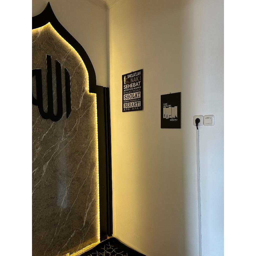 Backdrop Mushola minimalis